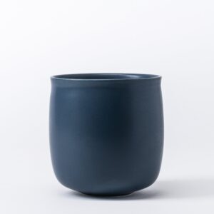 Twilight Blue Soft Curve Vase